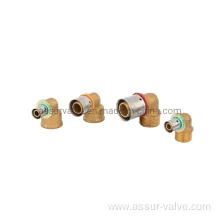 Ce Approved Copper Brass Compression Tube Plumbing Pipe Fitting